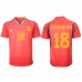 Billige Spanien Jordi Alba #18 Hjemmebane Fodboldtrøjer VM 2022 Kortærmet